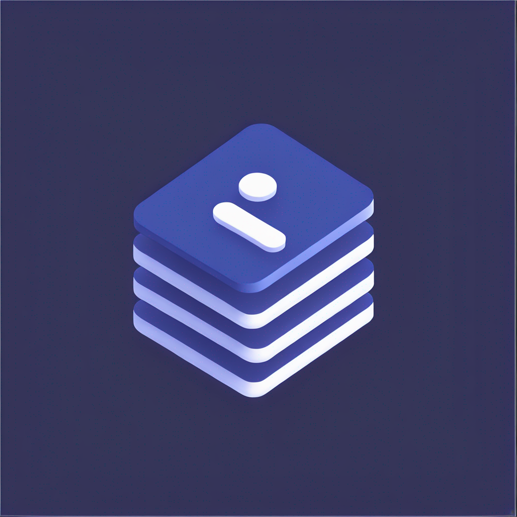 Isometric "flashcards" Icon Design