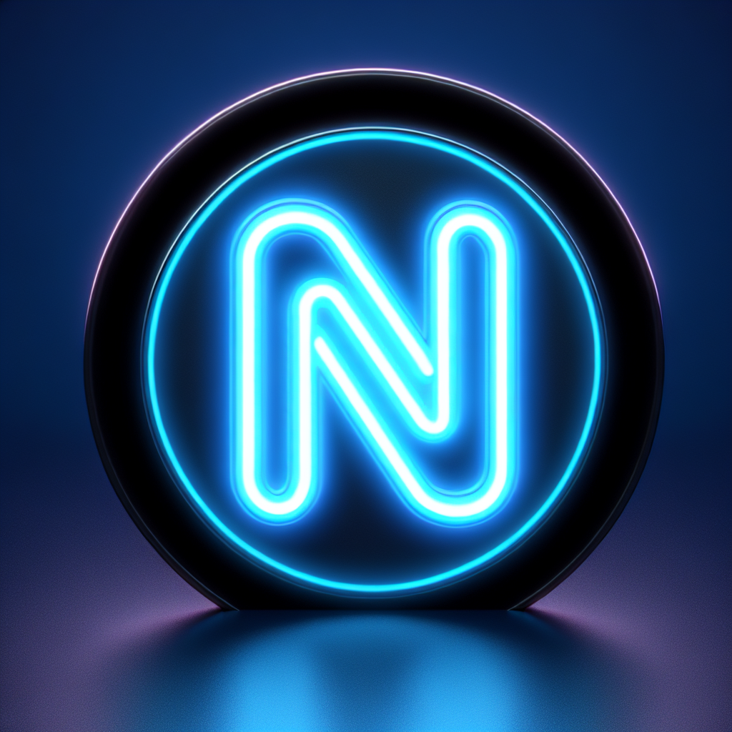 Neon "Symbol is Unnamed" Icon Design