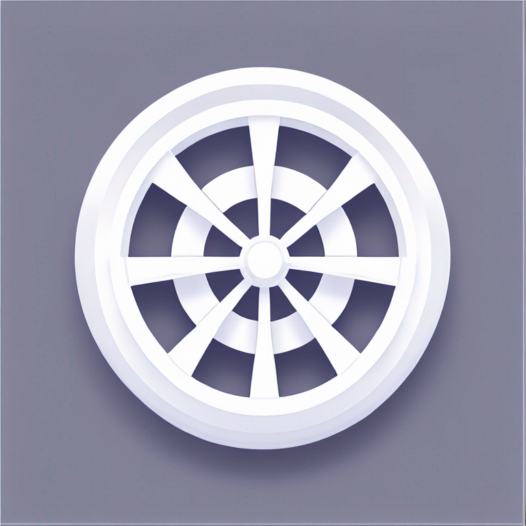Polygonal "wheel" Icon Design