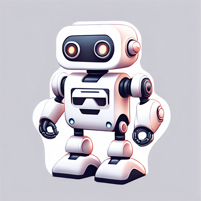 Modern "very detailed robot" Icon Design