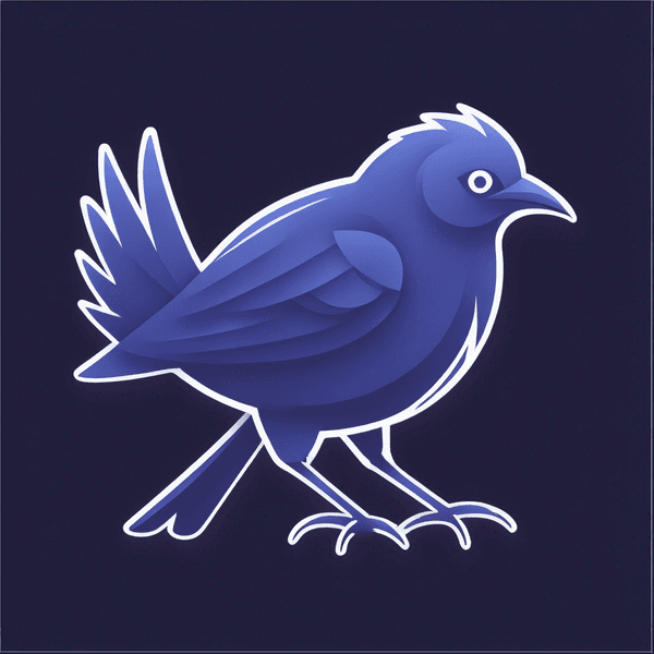 Modern "a very detailed bird" Icon Design