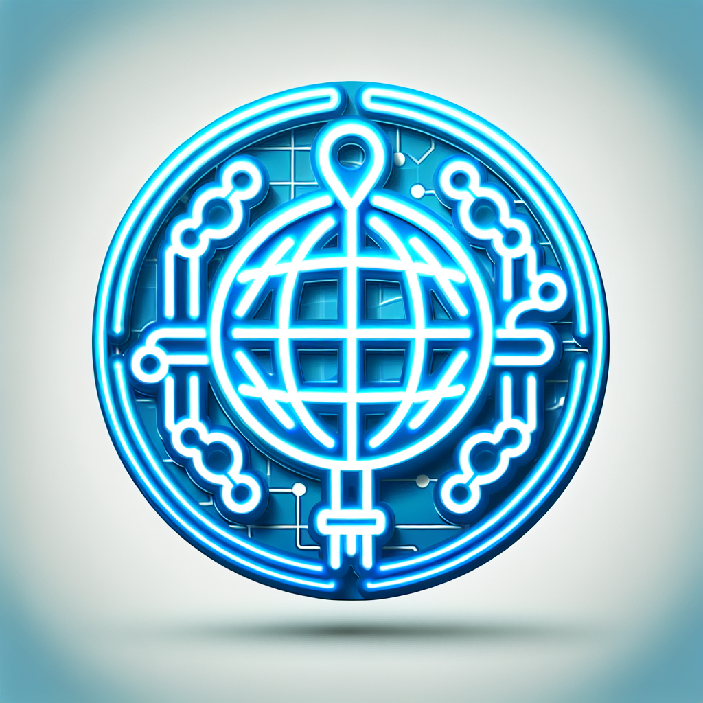 Neon "NexConnect" Icon Design