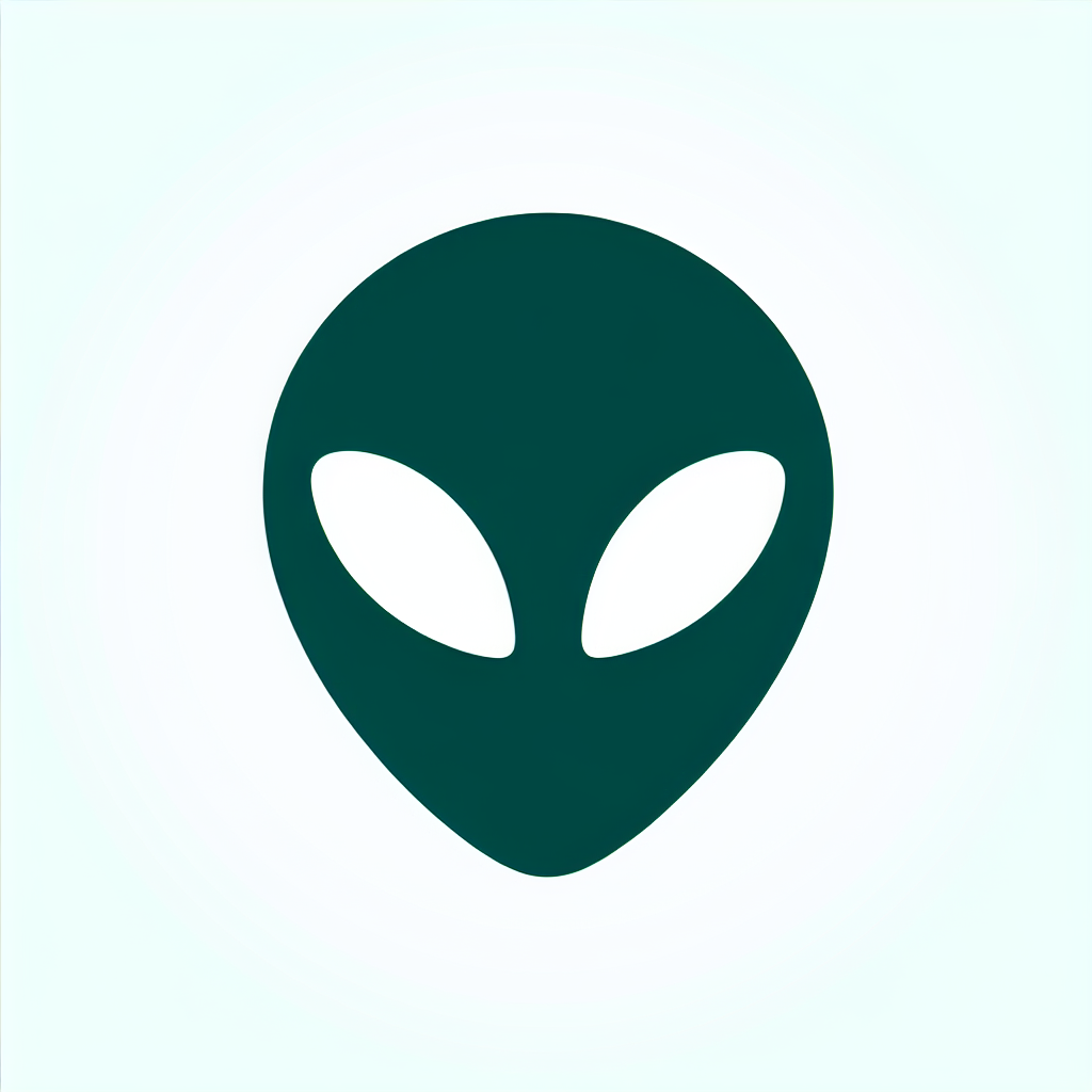 Minimalistic "alien" Icon Design