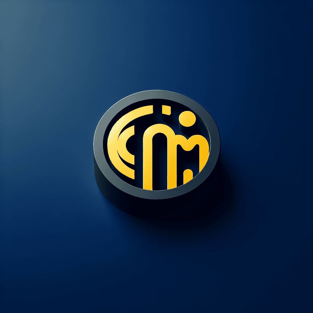 Modern "make an icon with the word “crm” on it." Icon Design